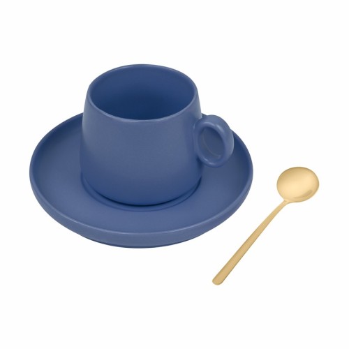Tazas Set de Taza Zaphir Azul TAZ 076 A Azul (TAZ076A - ceramica / metal - articulo promocional)