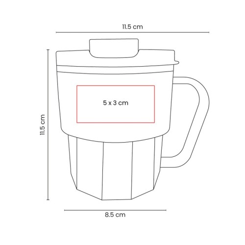 TAZ-077-VECTOR-1 Tazas Taza Dali Morado TAZ 077 M Morado (TAZ077M – plastico – articulo promocional)