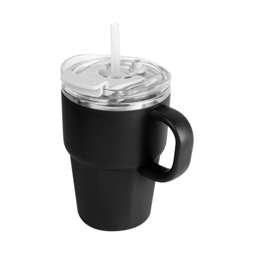 Tazas Taza Bursa Negro TAZ 080 N Negro (TAZ080N - acero inoxidable / plastico - articulo promocional)