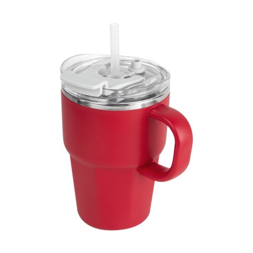 Tazas Taza Bursa Rojo TAZ 080 R Rojo (TAZ080R - acero inoxidable / plastico - articulo promocional)