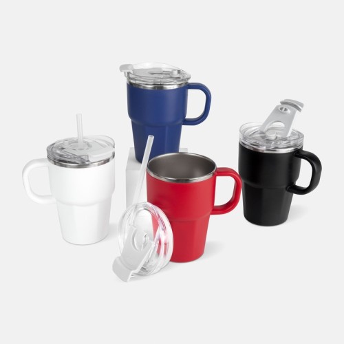 TAZ-080 Tazas Taza Bursa Blanco TAZ 080 B Blanco (TAZ080B – acero inoxidable / plastico – articulo promocional)