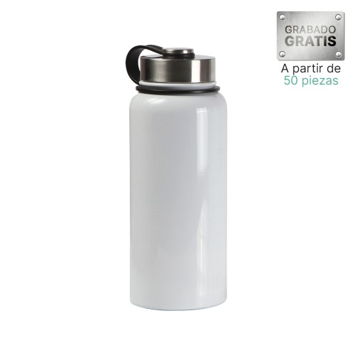 Bebida Termo Strongoli. TE-149B Blanco (TE149B - articulo promocional)