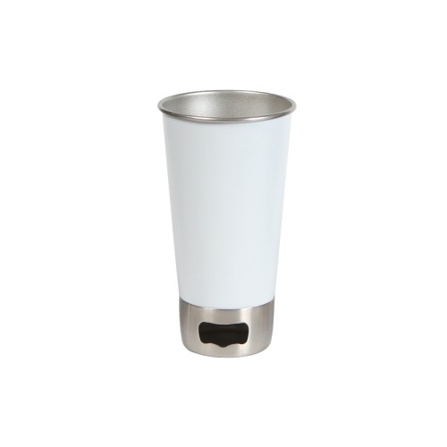 Bebida Vaso con Destapdor Brak. TE-269B Blanco (TE269B - articulo promocional)