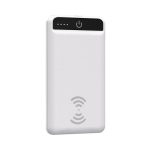 Power Bank Cargador Inalambrico de 8,000 mah. TH-060B Blanco (TH060B - articulo promocional)