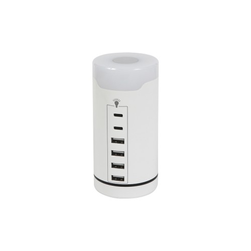 Accesorio Tecnologia Cargador Zubarah. TH-169B Blanco (TH169B - articulo promocional)