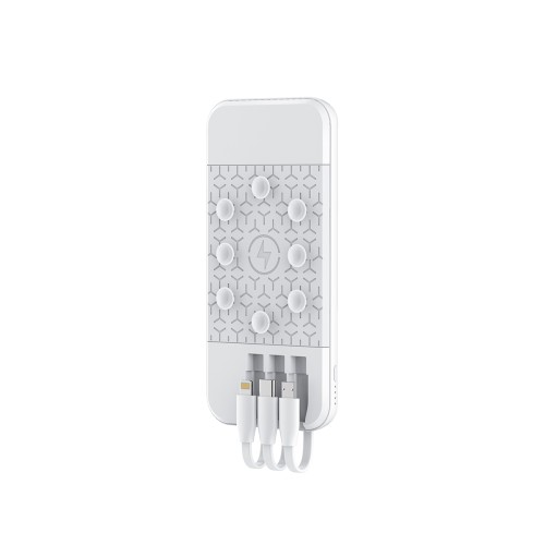 TH-176_01-1 Power Bank Power Bank Sissa. TH-176B Blanco (TH176B – articulo promocional)