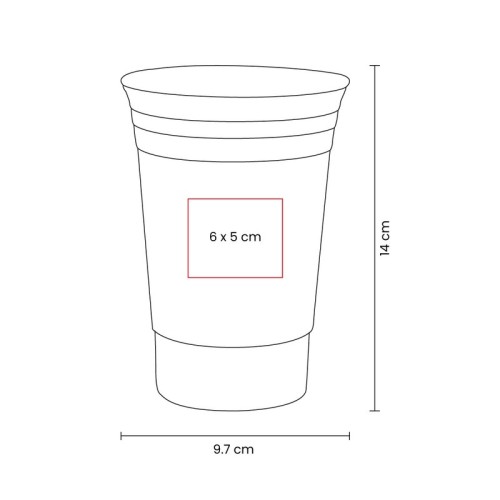TMPS-119-VECTOR-3 Vasos Vaso Fiesta Morado TMPS 119 M Morado (TMPS119M – plastico – articulo promocional)