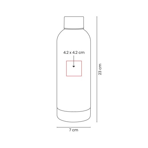 TMPS-169-VECTOR-3 Termo Metalico Termo Samt Verde Militar TMPS 169 VM Verde Militar (TMPS169VM – acero inoxidable / plastico – articulo promocional)