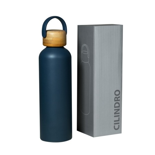 TMPS-203-A_2 Cilindro Metalico Cilindro Legna Azul TMPS 203 A Azul (TMPS203A – aluminio / plastico / bambu – articulo promocional)