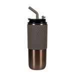Termo Metalico Termo Zulu Dorado TMPS 204 D Dorado (TMPS204D - acero inoxidable / plastico / silicon - articulo promocional)
