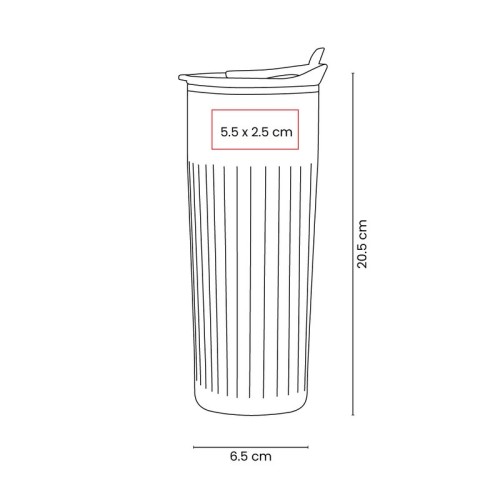 TMPS-206-VECTOR Termo Metalico Termo Pirlo Rosa TMPS 206 P Rosa (TMPS206P – plastico / acero inoxidable / silicon – articulo promocional)