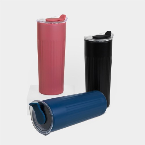 TMPS-206 Termo Metalico Termo Pirlo Rosa TMPS 206 P Rosa (TMPS206P – plastico / acero inoxidable / silicon – articulo promocional)