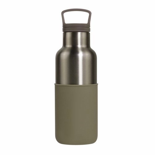 Termo Metalico Termo Dualita Verde TMPS 207 V Verde (TMPS207V - acero inoxidable / plastico - articulo promocional)