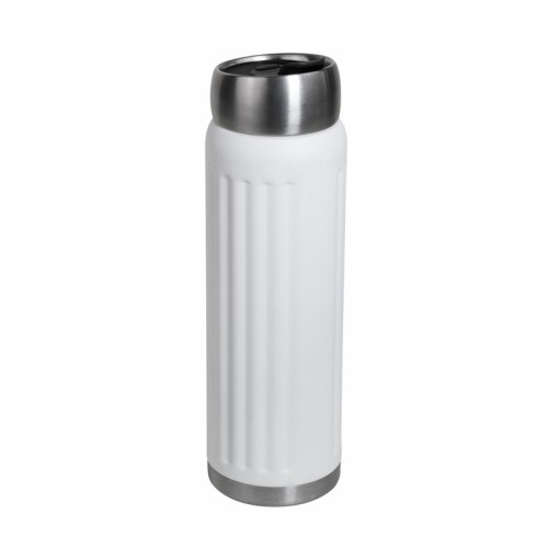 TMPS-209-B_2 Termo Metalico Termo Toren Blanco TMPS 209 B Blanco (TMPS209B – acero inoxidable / plastico – articulo promocional)
