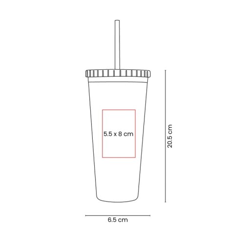 TMPS-212-VECTOR-2 Vasos Vaso Blag Tinto TMPS 212 T Tinto (TMPS212T – plastico – articulo promocional)