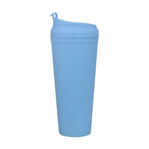 Termo Plastico Termo Buzlu Azul Pastel TMPS 214 AP Azul Pastel (TMPS214AP - plastico - articulo promocional)