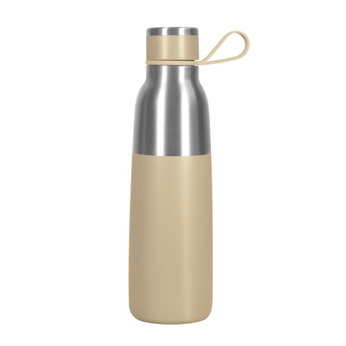 TMPS-218-BE_1 Termo Metalico Termo Circle Beige TMPS 218 BE Beige (TMPS218BE – acero inoxidable / plastico – articulo promocional)