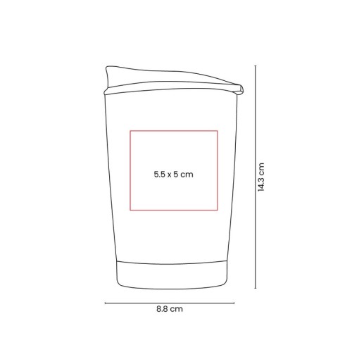 TMPS-224-VECTOR-3 Termo Metalico Termo Crown Negro TMPS 224 N Negro (TMPS224N – acero inoxidable / plastico – articulo promocional)