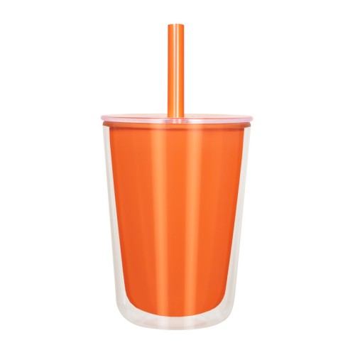 TMPS-227-O_1 Vasos Vaso Elissa Naranja TMPS 227 O Naranja (TMPS227O – plastico – articulo promocional)