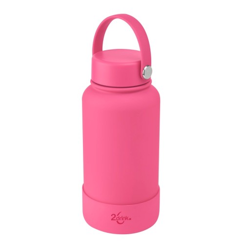 Termo Metalico Termo Dugme Rosa TMPS 232 P Rosa (TMPS232P - acero inoxidable / plastico - articulo promocional)
