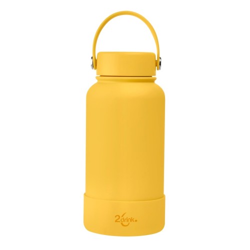 TMPS-232-Y_1 Termo Metalico Termo Dugme Amarillo TMPS 232 Y Amarillo (TMPS232Y – acero inoxidable / plastico – articulo promocional)
