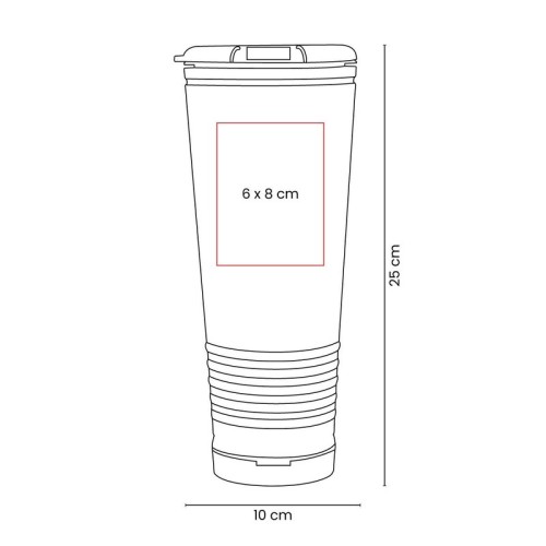 TMPS-234-VECTOR-2 Termo Metalico Termo Truba Azul TMPS 234 A Azul (TMPS234A – acero inoxidable / plastico – articulo promocional)