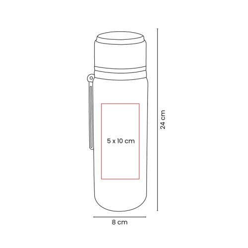 TMPS-238-VECTOR-3 Termo Metalico Termo Avata Negro TMPS 238 N Negro (TMPS238N – acero inoxidable / plastico / silicon – articulo promocional)