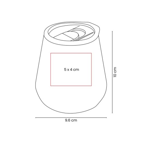 TMPS-241-VECTOR-1 Termo Metalico Termo Gout Amarillo TMPS 241 Y Amarillo (TMPS241Y – acero inoxidable / plastico – articulo promocional)