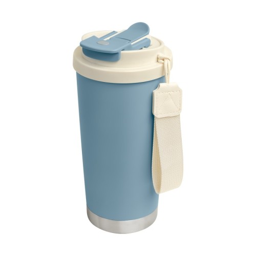 Termo Metalico Termo Tharo Azul TMPS 244 A Azul (TMPS244A - acero inoxidable / plastico - articulo promocional)