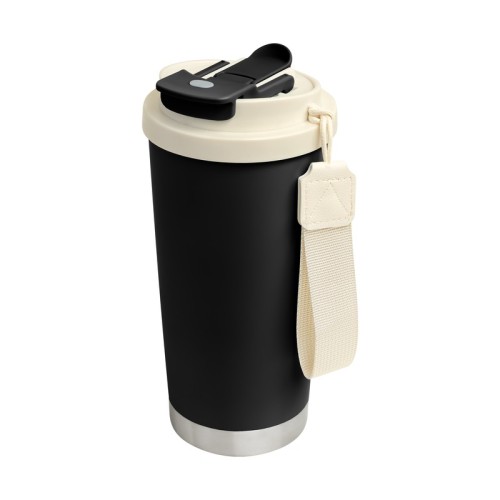 Termo Metalico Termo Tharo Negro TMPS 244 N Negro (TMPS244N - acero inoxidable / plastico - articulo promocional)