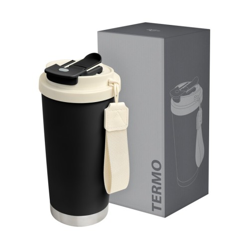 TMPS-244-N_2 Termo Metalico Termo Tharo Negro TMPS 244 N Negro (TMPS244N – acero inoxidable / plastico – articulo promocional)