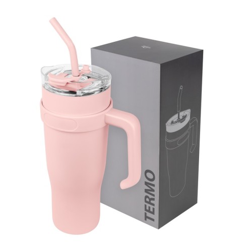 TMPS-245-P_2 Termo Metalico Termo Jesik Rosa TMPS 245 P Rosa (TMPS245P – acero inoxidable / plastico – articulo promocional)