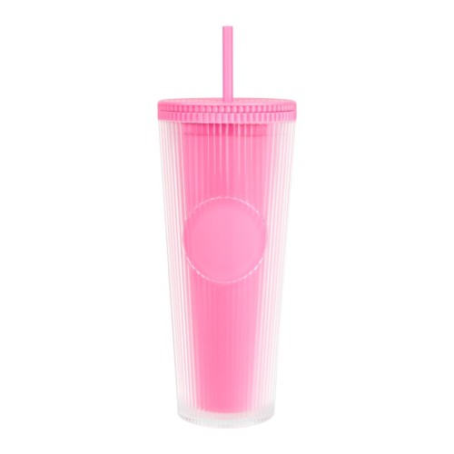 TMPS-246-P_1 Vasos Vaso Viiva Rosa TMPS 246 P Rosa (TMPS246P – plastico as – articulo promocional)