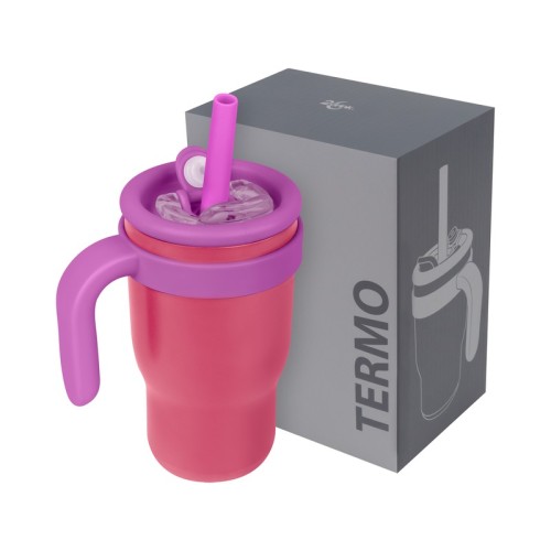 TMPS-247-P_2 Termo Metalico Termo Antall Rosa TMPS 247 P Rosa (TMPS247P – acero inoxidable / plastico / silicon – articulo promocional)