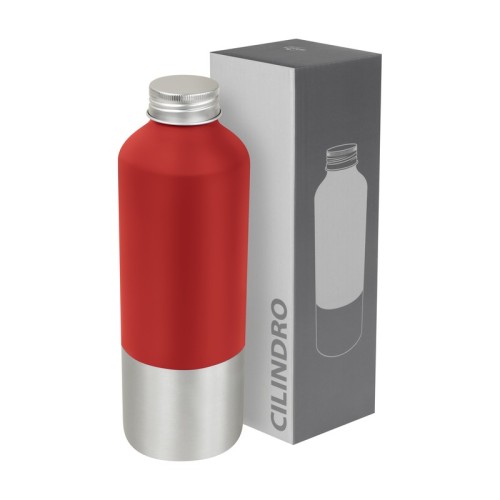 TMPS-248-R_2 Cilindro Metalico Cilindro Olti Rojo TMPS 248 R Rojo (TMPS248R – aluminio reciclado / acero inoxidable – articulo promocional)