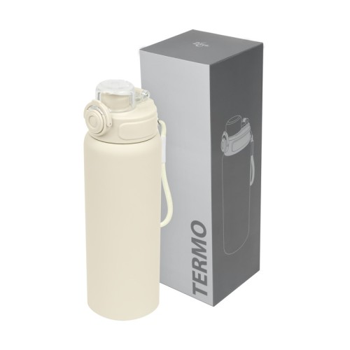 TMPS-249-BE_2 Termo Metalico Termo Sarkar Beige TMPS 249 BE Beige (TMPS249BE – acero inoxidable / plastico – articulo promocional)