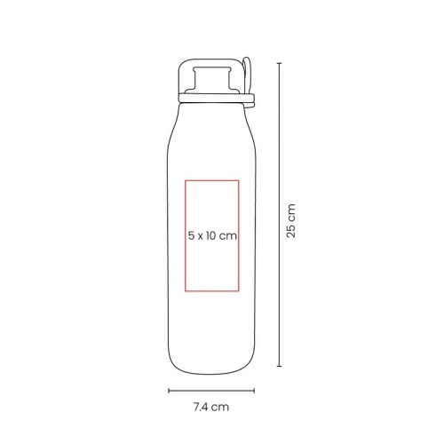 TMPS-250-VECTOR Termo Metalico Termo Daire Amarillo TMPS 250 Y Amarillo (TMPS250Y – acero inoxidable / plastico / silicon – articulo promocional)