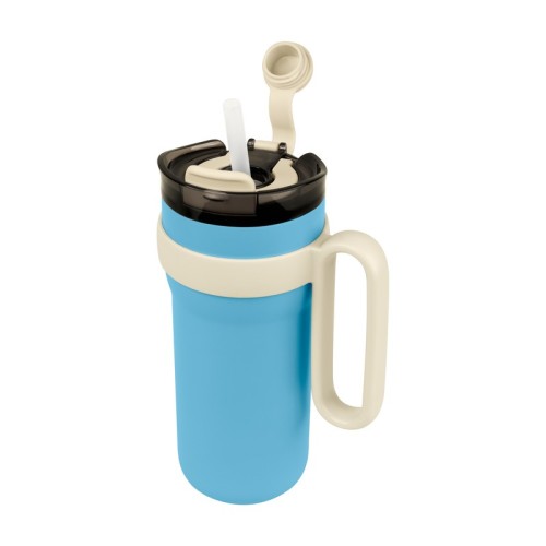 Termo Metalico Termo Rantai Azul TMPS 252 A Azul (TMPS252A - acero inoxidable / plastico - articulo promocional)