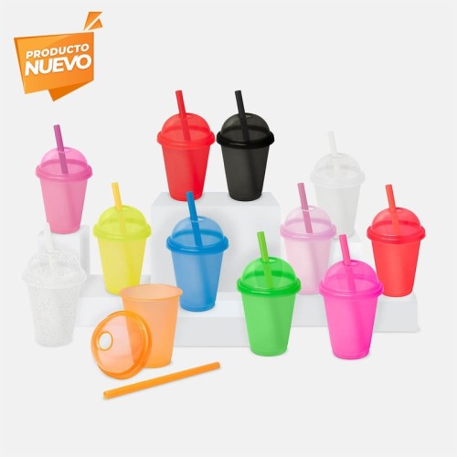 TMPS-255-5 Vasos Vaso Lody Rosa TMPS 255 P Rosa (TMPS255P – plastico – articulo promocional)