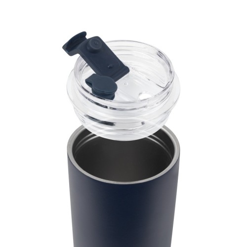 TMPS-258-AM_3 Termo Metalico Set de Termo Dacio Azul Marino TMPS 258 AM Azul Marino (TMPS258AM – acero inoxidable / plastico / carton – articulo promocional)