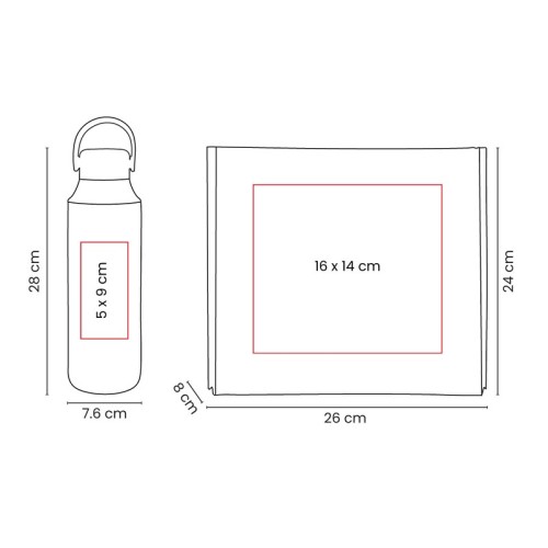 TMPS-258-VECTOR-1 Termo Metalico Set de Termo Dacio Negro TMPS 258 N Negro (TMPS258N – acero inoxidable / plastico / carton – articulo promocional)