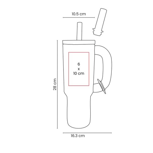 TMPS-264-VECTOR-2 Termo Metalico Termo Giant Azul TMPS 264 A Azul (TMPS264A – acero inoxidable / plastico – articulo promocional)