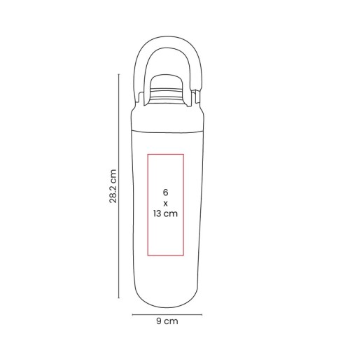 TMPS-265-VECTOR Termo Metalico Termo Dazz Gris TMPS 265 G Gris (TMPS265G – acero inoxidable / plastico – articulo promocional)