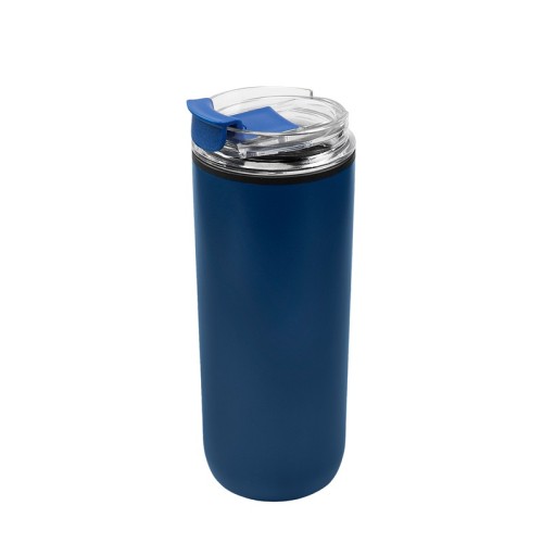 TERMO METALICO TERMO YAKU AZUL MARINO TMPS 268 AM AZUL MARINO (TMPS268AM - ACERO INOXIDABLE / PLASTICO - ARTICULO PROMOCIONAL)
