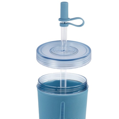 TMPS-271-A_2 Vasos Vaso Johor Azul TMPS 271 A Azul (TMPS271A – plastico – articulo promocional)
