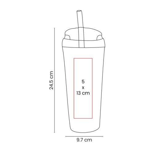 TMPS-272-VECTOR-1 Termo Plastico Termo Iced Naranja TMPS 272 O Naranja (TMPS272O – plastico – articulo promocional)