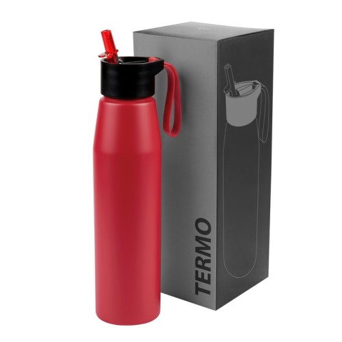 TMPS-273-R_3 Cilindro Metalico Cilindro Tondo Rojo TMPS 273 R Rojo (TMPS273R – aluminio / plastico / silicon – articulo promocional)