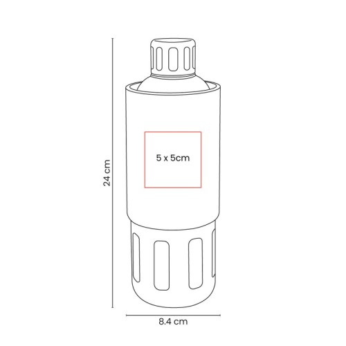 TMPS-277-VECTOR-2 Termo Metalico Termo Kalix Plata TMPS 277 S Plata (TMPS277S – acero inoxidable / plastico – articulo promocional)