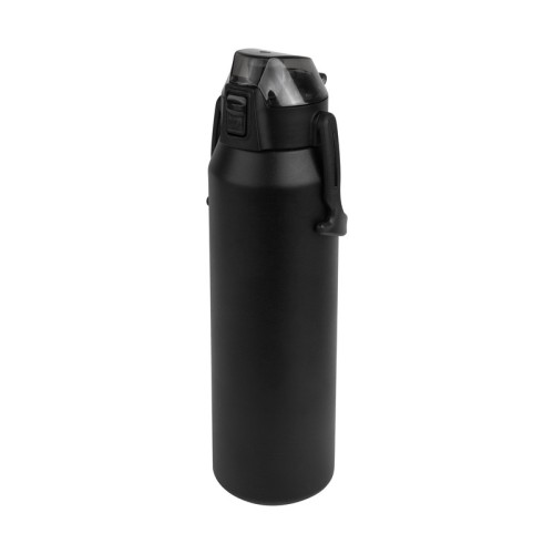 Termo Metalico Termo Teseo Negro TMPS 278 N Negro (TMPS278N - acero inoxidable / plastico - articulo promocional)