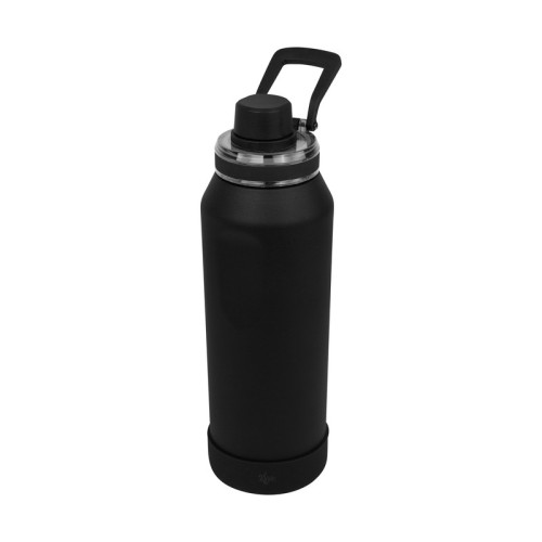 Termo Metalico Termo Ivron Negro TMPS 279 N Negro (TMPS279N - acero inoxidable / plastico / silicon - articulo promocional)